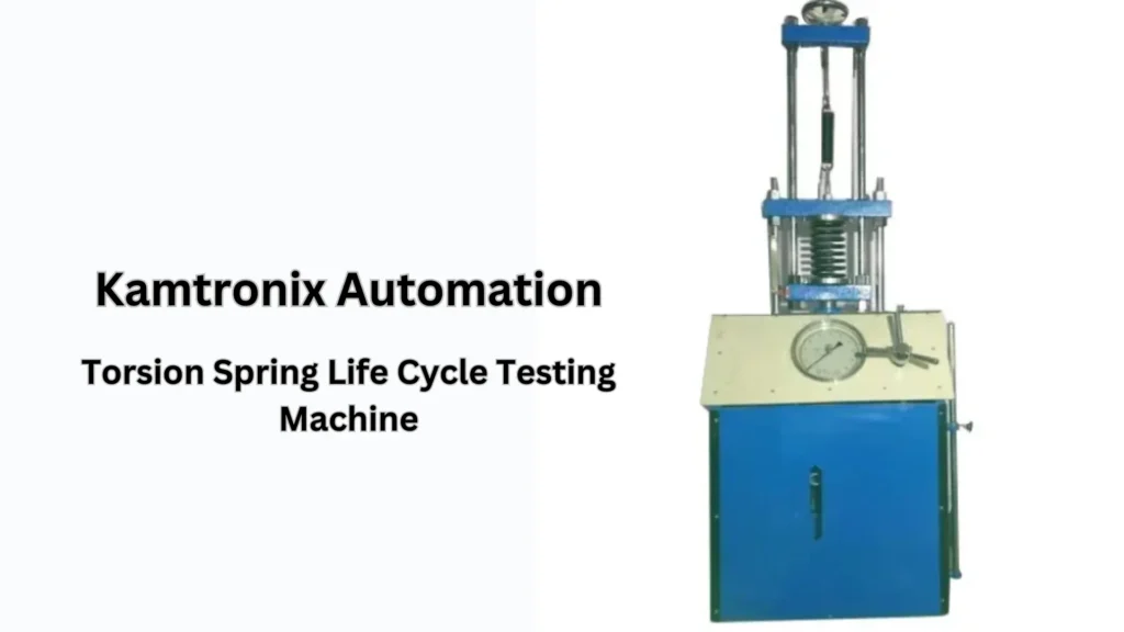 Torsion Spring Life Cycle Testing Machines in India