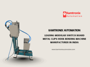 Modular Switch Board Metal clips hook Bending Machine