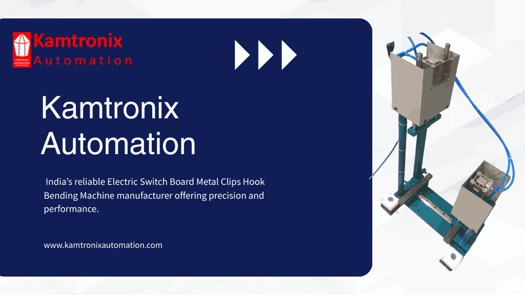 Electric Switch Board Metal Clips Hook Bending Machine