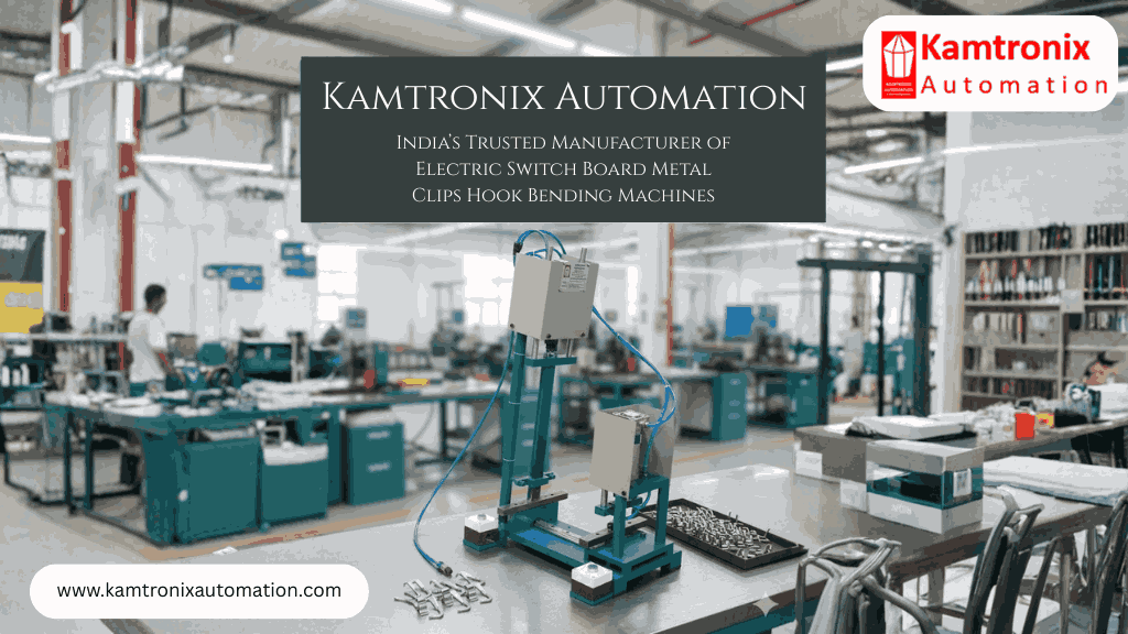 Electric Switch Board Metal Clips Hook Bending Machine