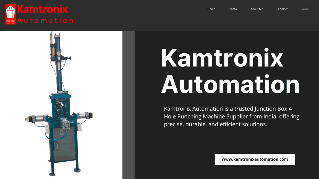 Junction Box 4 Hole Punching Machine Supplier