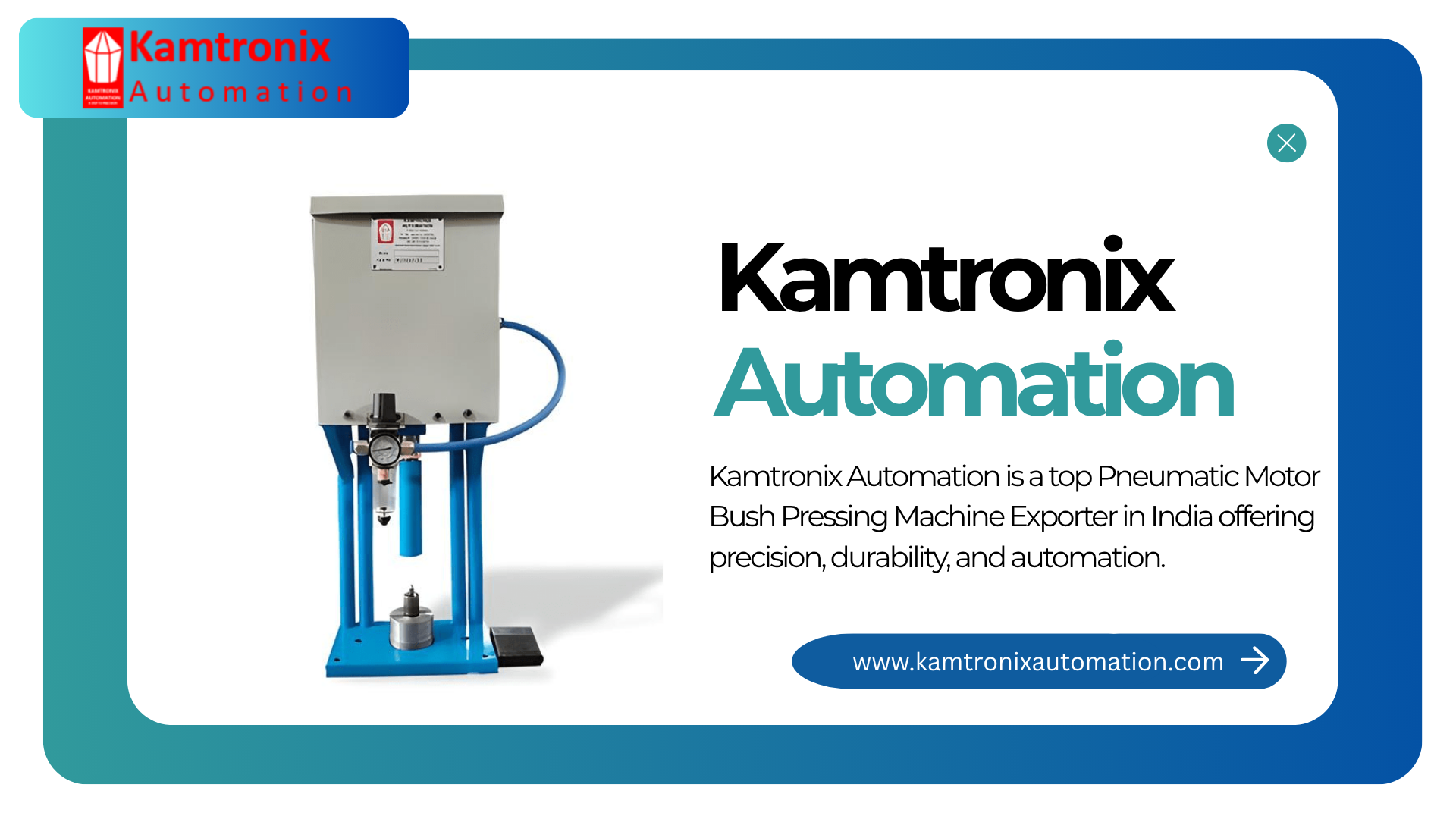 Pneumatic Motor Bush Pressing Machine Exporter