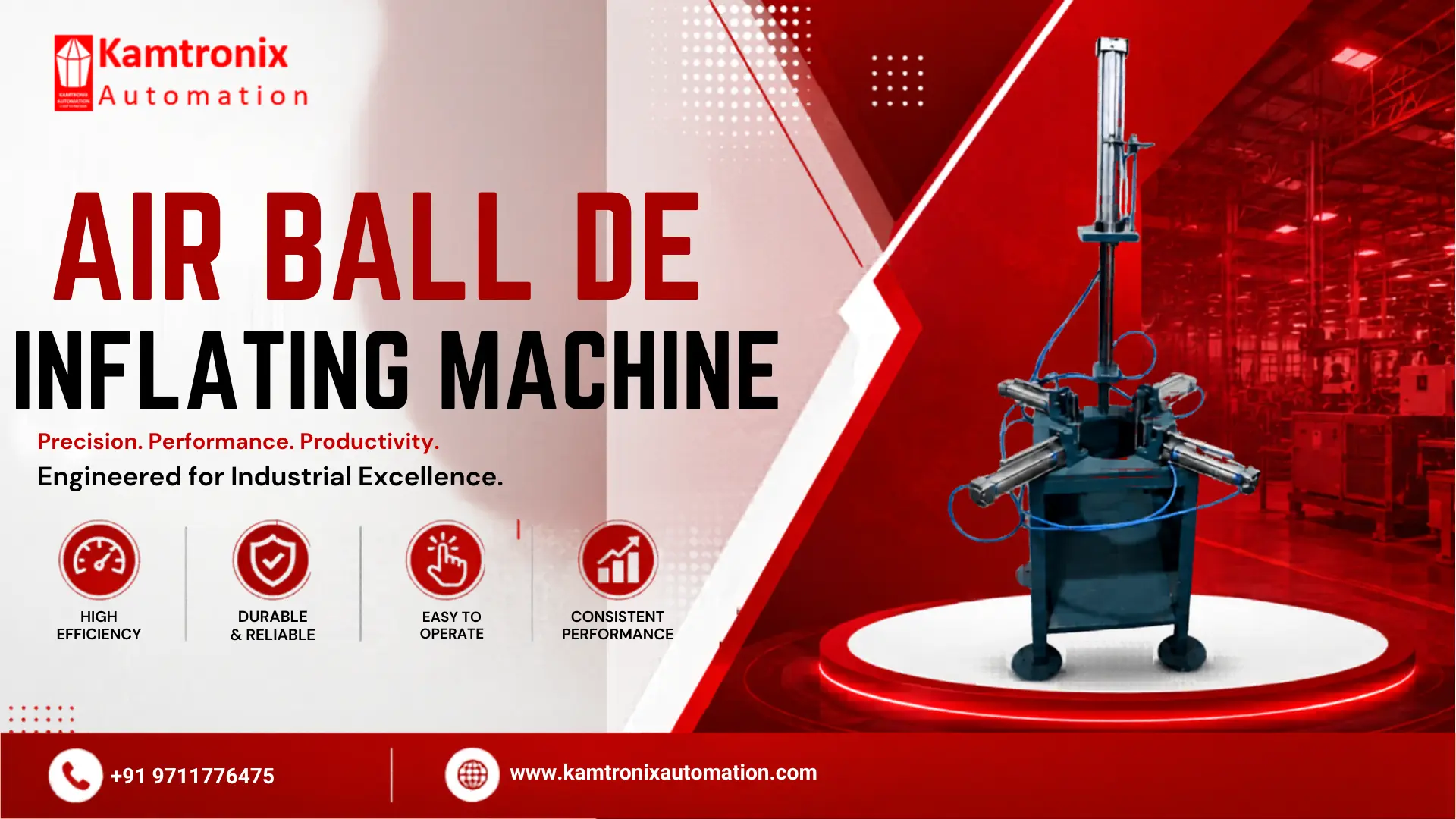 Air Ball DE Inflating Machine in bawana