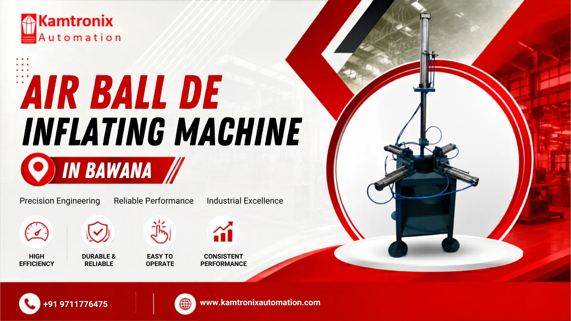 Air Ball DE Inflating Machine in bawana
